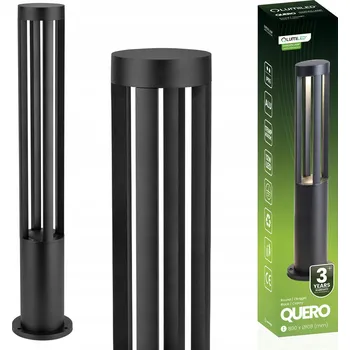 Venkovní osvětlení Osvětlovací sloupek kulatý Lumiled s integrovaným LED zdrojem, 80 cm, černý