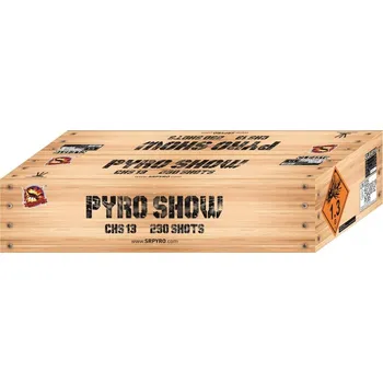 Zábavní pyrotechnika Kompaktní ohňostroj PYRO SHOW (290ran/20+25+30mm)- 4min.30s.