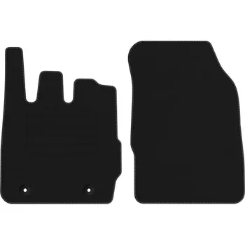 autokoberec Velurové autokoberce s upevněním v sadě Edecor