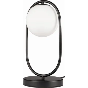 Lampička Stolní lampa Ledigo Milano bílá, černá 40 W