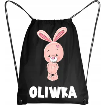 Školní Vak / Batoh na Tělocvik do Školky Školy KRÁLÍČEK + Jméno 9