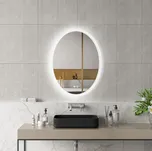 Erga Paola, oválné LED zrcadlo 60x80cm, 2070 lm, 3 barvy světla, přední a zadní osvětlení, ERG-V01-302-6080-00