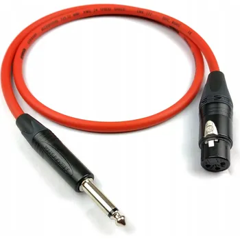 Audio kabel Mikrofonní kabel LGJ Group XLR - jack 6,3 mm, 3 m