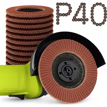 Brusný kotouč LAMELOVÝ BRUSNÝ KOTOUČ 125mm, ZRNO P40, 10 Ks