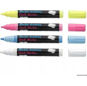 Křídový popisovač, zkosený hrot 15 mm, 25 g růžové barvy TO-290 Toma