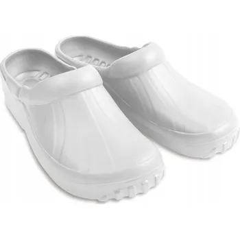 Dámské pantofle Demar New Eva D bílé pěnové nazouváky/nazouváky, velikost 40