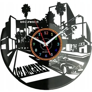 Hodiny Hollywood Nástěnné hodiny Vinylová deska Moderní dekorativní Ur