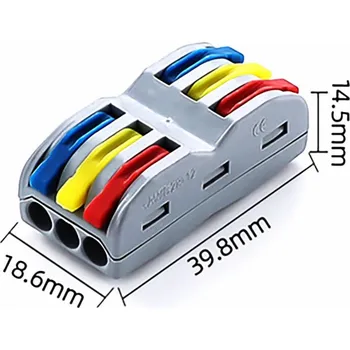 Svorka bezšroubová průchozí SPL-3