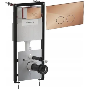 WC sada Podomítková nádržka pro WC Omnires Flush Set Strongframe