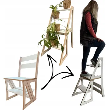 Žebřík Žebřík HOME TOYS dřevěný do 100 kg