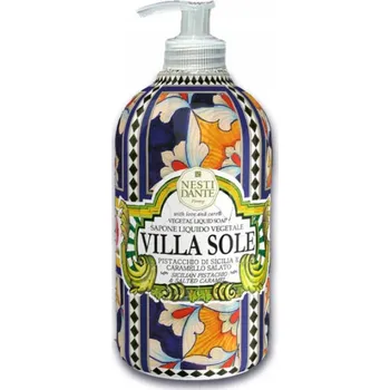 Mýdlo NESTI DANTE Villa Sole - Tekuté mýdlo - Pistácie & Karamel, 500 ml