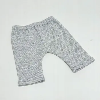 Doplněk pro panenku Šedé teplákové legíny pro panenku Baby Born 43 cm