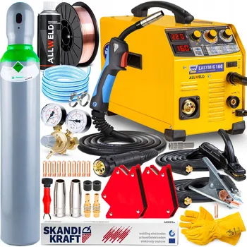 Svářečka INVERTOROVÁ SVÁŘEČKA GYS EASY MIG 160A MAG MMA ALU FLUX 230V