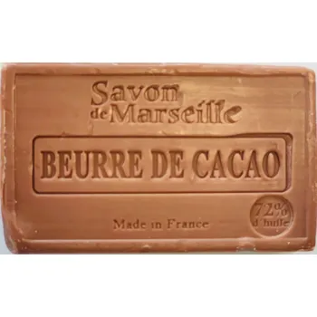Mýdlo Francouzské Marseillské mýdlo LE CHATELARD 1802 S KAKAOVÝM MÁSLEM 100 g