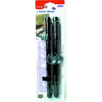 Stínítko do auta Clippasafe Sluneční roleta rolovací 2 ks