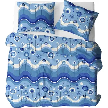 Povlečení Sada povlečení Karo , přikrývka 160cm x 200cm, polštář 70x80cm, 3dílná