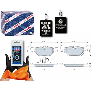 Brzdová destička Brzdové destičky Bosch 0 986 494 272, kotoučové brzdy