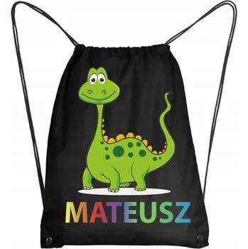 Školní Vak/Batoh na Tělocvik Do Školky Školy DINOSAUŘI + JMÉNO 4