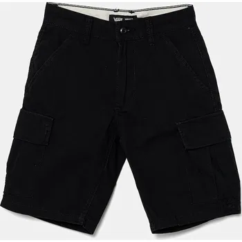Chlapecké kraťasy Dětské bavlněné šortky Vans Service Cargo Short černá barva, VN0007Z6BLK1 99X, vel. 134