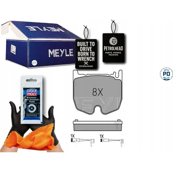 Brzdová destička BRZDOVÉ DESTIČKY PŘEDNÍ MERCEDES CLS C219 E T-MODEL S2 #Petrolhead Pro+ Kit3