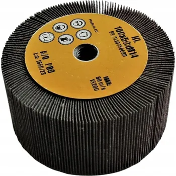 Brusný kotouč LAMELOVÝ HRNKOVÝ KOTOUČ Z BRUSNÉHO PAPÍRU 100X50XM14 P80 ARMES