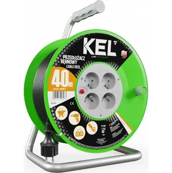 Napájecí kabel KEL PRODLUŽOVACÍ KABEL NA BUBNU 40 m 3x1 mm 2300 W