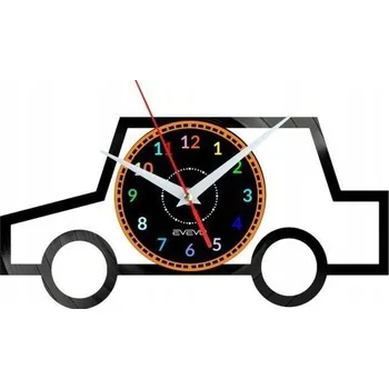 Hodiny AUTO HODINY NÁSTĚNNÉ DEKORATIVNÍ MODERNÍ VINYLOVÁ DESKA VINYL JAKO DÁREK