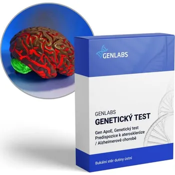 Diagnostický test GENLABS 1x Predispozice k Alzheimerově chorobě (ApoE)