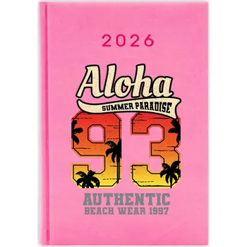 Kalendář Knižkový kalendář pro učitele 2026 A5, růžový