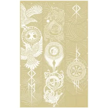 Blatník na kolo MUCKYNUTZ Frame Skinz Viking bílá