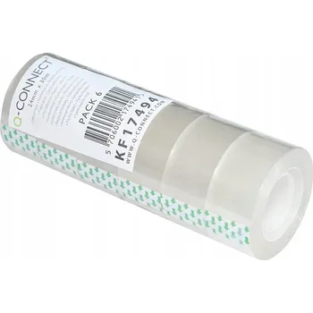 Lepicí páska Kancelářská páska Q-Connect 24 mm x 30 m 6 kusů
