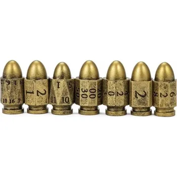 Příslušenství k deskovým hrám VÁLKA SE NIKDY NEMĚNÍ 7 EPOXIDOVÝCH KOSTEK RPG