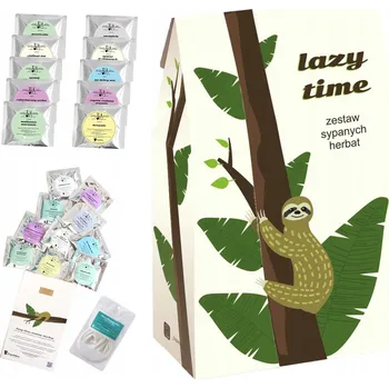 Vrták Unikátní sada 10 chuťových čajových směsí s filtrem dárek pro lenocha