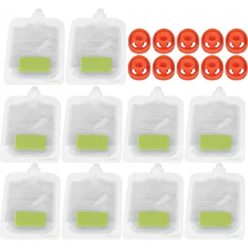 Sáček na mateřské mléko Sáčky na jídlo, pyré, tuby pro uchovávání dětské stravy 10 ks, 118 ml