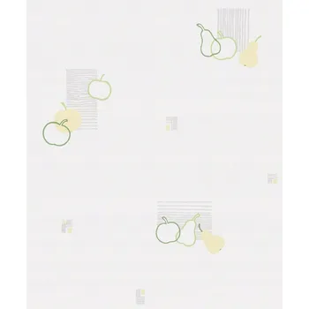 Tapeta Bílá vinylová tapeta s ovocem