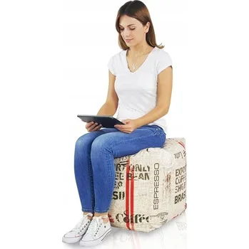 Taburet Taburet Italpouf vícebarevný