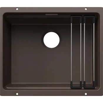 Granitový dřez Jednokomorový granitový dřez Blanco Etagon 500-U, hnědý