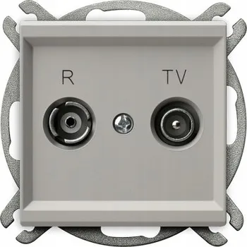 Elektrická zásuvka Anténní zásuvka nástěnná Ospel béžová