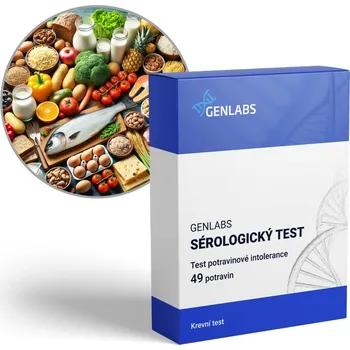 Diagnostický test GENLABS 1x Potravinové intolerance 63 potravin