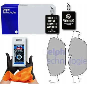 Brzdová destička BRZDOVÉ DESTIČKY PŘEDNÍ AUDI A6 ALLROAD C7 A6 C7 A7 A8 #Petrolhead Pro+ Kit3