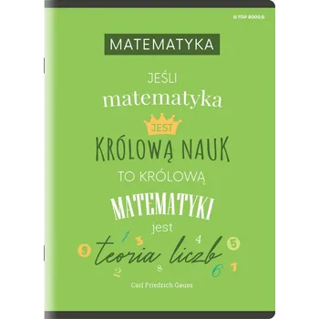 Sešit A4, 60 listů, linkovaný (kostkovaný), Matematika TOP-2000