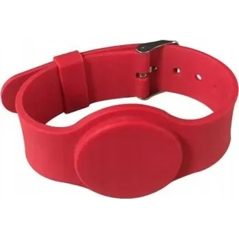 RFID Čip - náramek | Sebury EM 13,56MHz, červený