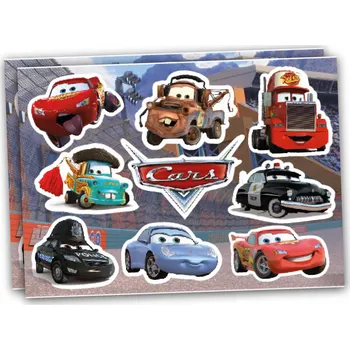 Obraz Samolepky AUTA na zeď MIX 9 kusů