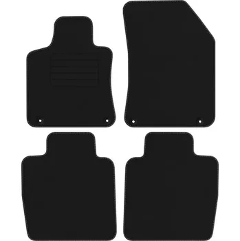 autokoberec Velurové autokoberce s upevněním v sadě Edecor