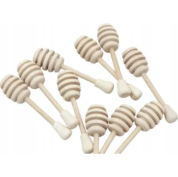 Příbor Dřevěná lžička na med 10 cm SADA 100 kusů