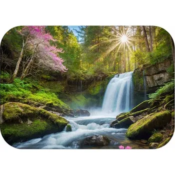 Koupelnová předložka KOUPELNOVÁ PŘEDLOŽKA MĚKKÁ ANTYPOŚLIZGOWA PRYSZNIC 60X40 STYLOWA MATA VZOR