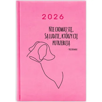 Kalendář Knižkový kalendář 2026 A5 růžový