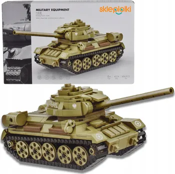 ostatní stavebnice STAVEBNÍ STAVEBNICE BOJOVÝ TANK T-34 PRO DĚTI VOJENSKÝ MODEL