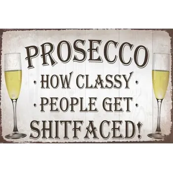Obraz Plechová cedule Prosecco