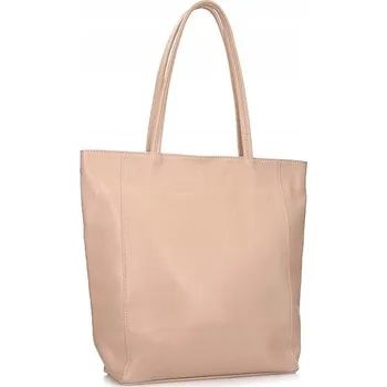 Kabelka Toscanio kabelka z pravé lícové kůže béžová